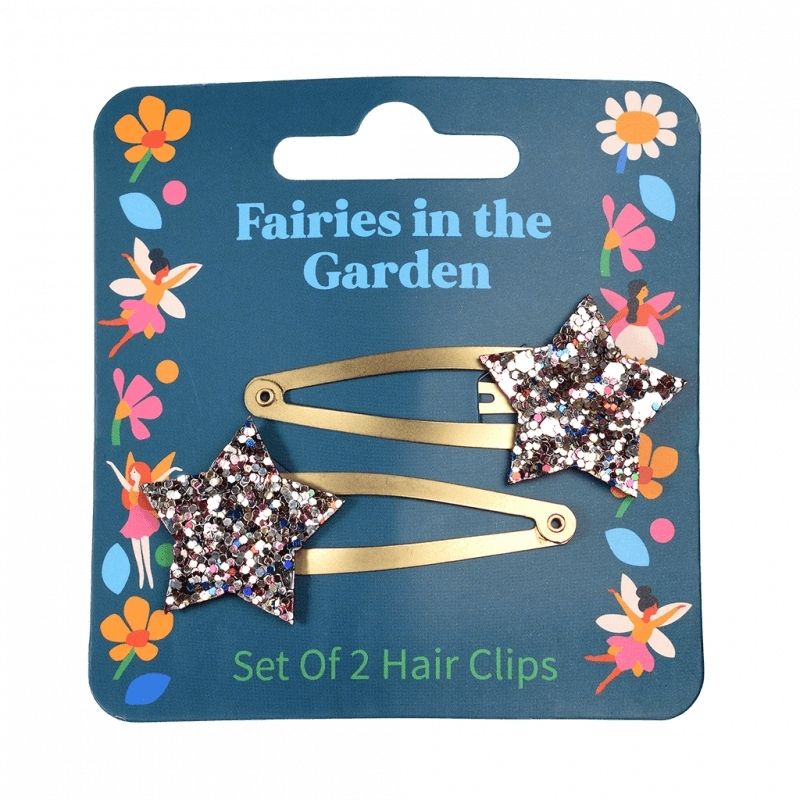 Rex London - Fairies In The Garden Glitter Star Hair Clips